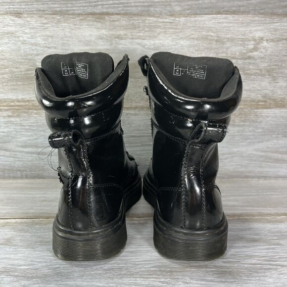 Dr. Martens Women’s Fade Pony Paten Lamper Italian Hair On Leather Boots Size 7 - Picture 5 of 13